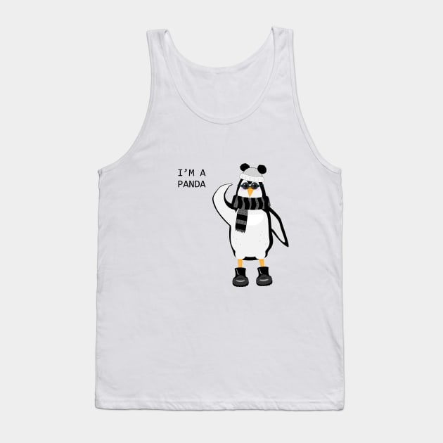 I am a panda Tank Top by AliensRich